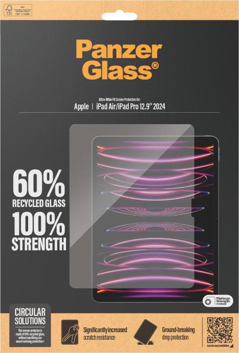 Image du produit PanzerGlass Ultra-Wide Fit (1 pcs, Apple iPad Air 13 2024, Apple iPad Air 13 2025)