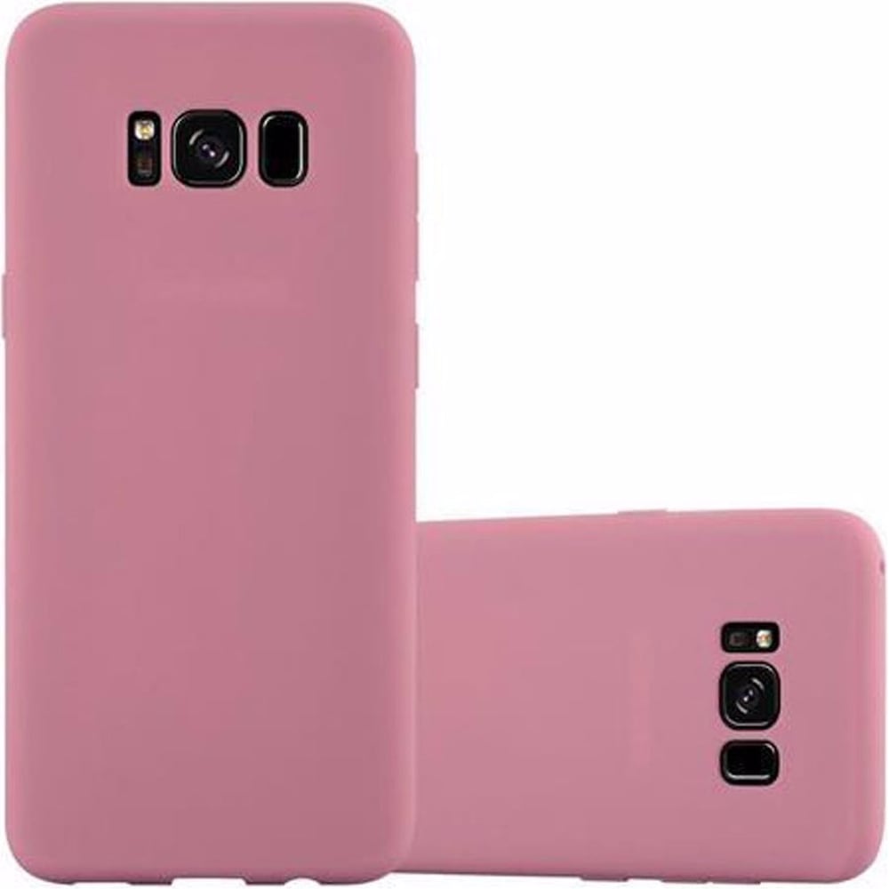 Cadorabo TPU Candy Cover (Samsung Galaxy S8+), Smartphone Hülle, Rosa