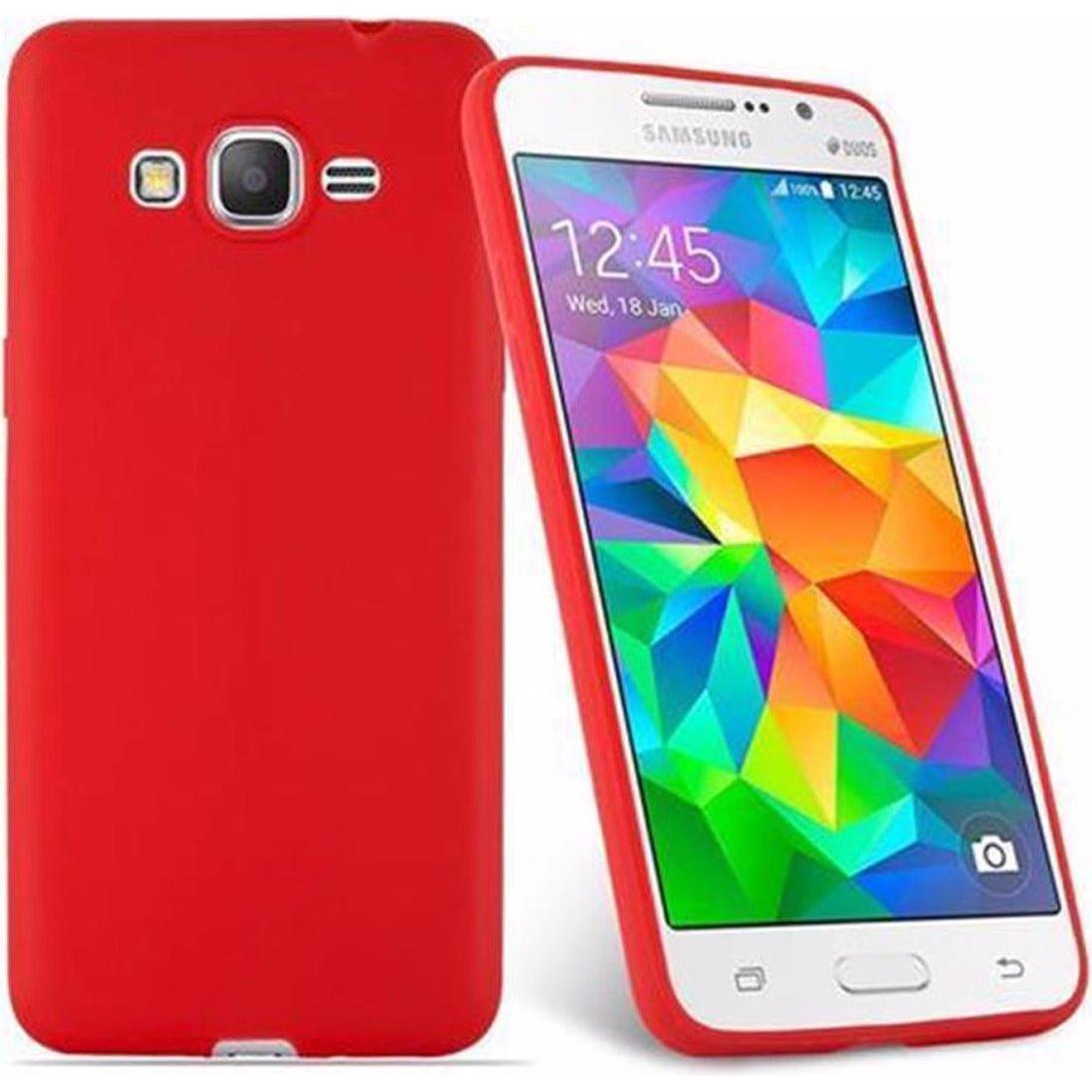 Thumbnail - Cadorabo TPU Candy Cover (Samsung Galaxy Grand Prime), Smartphone Hülle, Rot