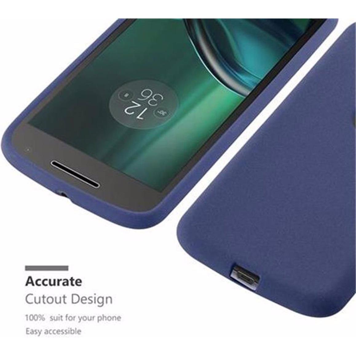 Thumbnail - Cadorabo TPU Frosted Cover (Motorola Moto G4 Plus, Motorola Moto G4), Smartphone Hülle, Blau