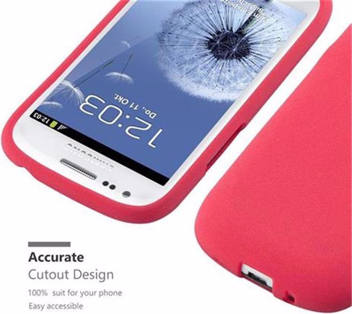 Actual product image Cadorabo TPU Frosted Cover (Samsung Galaxy S3 Mini)