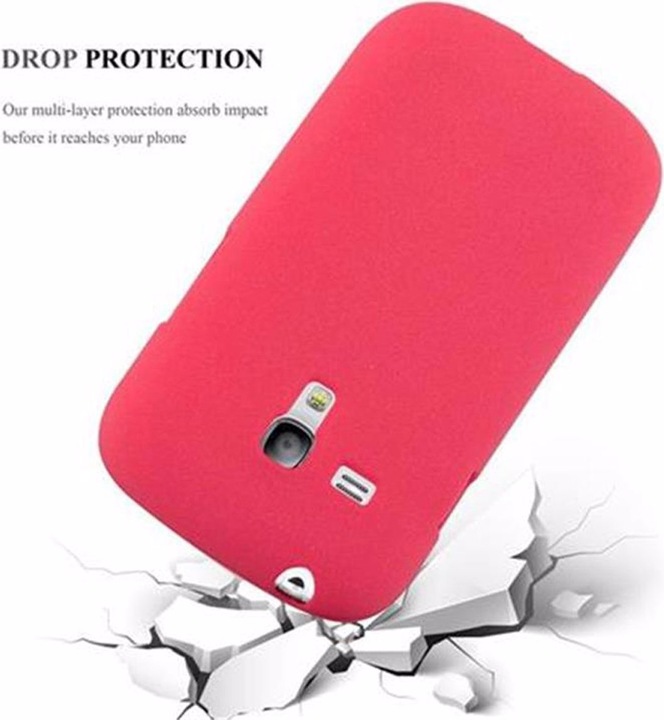 Actual product image Cadorabo TPU Frosted Cover (Samsung Galaxy S3 Mini)