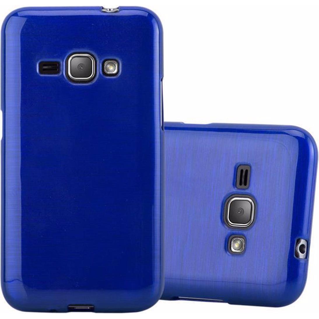 Thumbnail - Cadorabo TPU Brushed Cover (Samsung Galaxy J1 (2016)), Smartphone Hülle, Blau