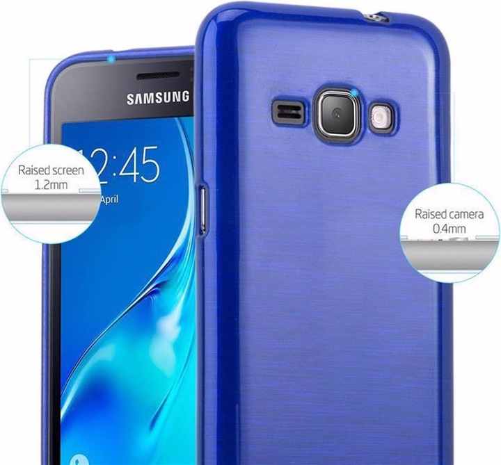 Immagine prodotto Cadorabo Copertura spazzolata in TPU (Samsung Galaxy J1 (2016))