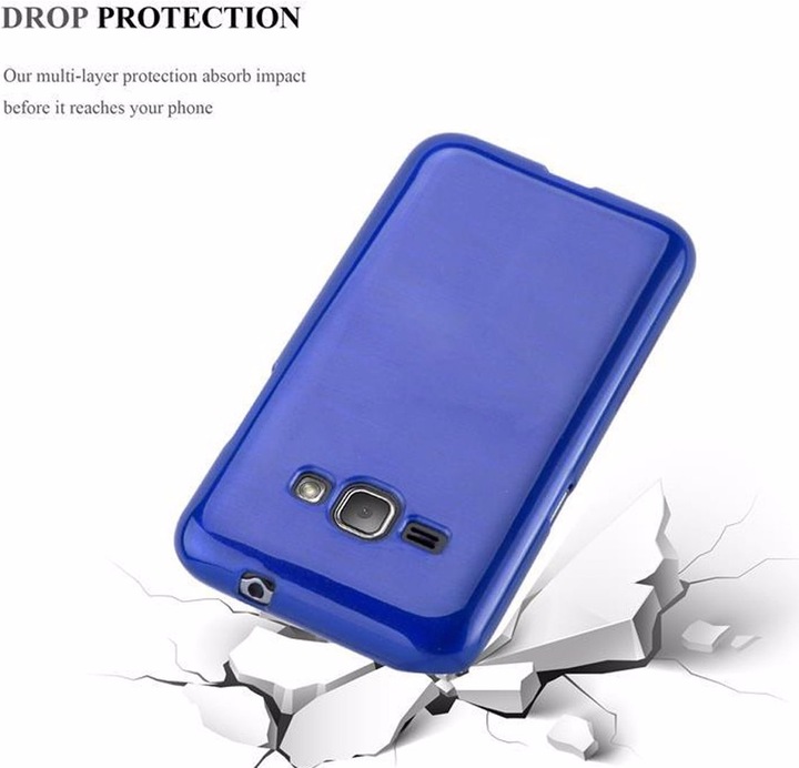 Immagine prodotto Cadorabo Copertura spazzolata in TPU (Samsung Galaxy J1 (2016))