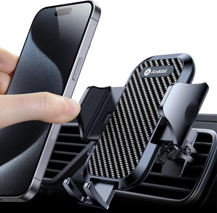 VANMASS Supporto Telefonico Per Auto, Universale E Robusto, Fissaggio Sicuro Per Cruscotto E Parabrezza, Compatibile Con Tutti Gli Smartphone