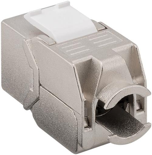 Produktbild OEM CAT8 STP Keystone Netzwerkstecker - Toolless (Keystone Modul)