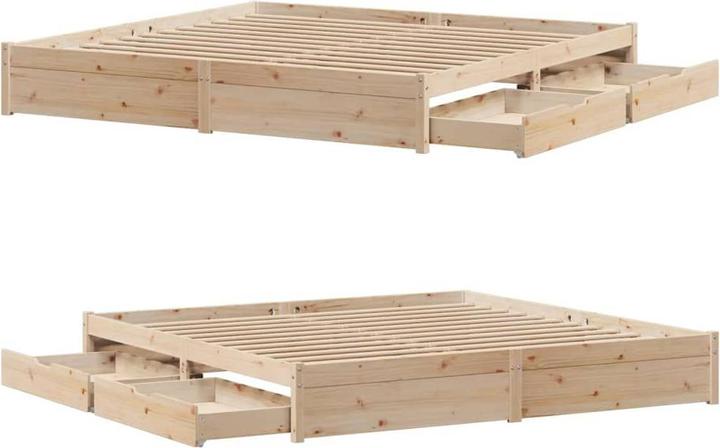 Actual product image vidaXL Bettrahmen (180 x 200 cm)