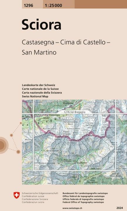 Actual product image Map 1296 Sciora 1:25'000
