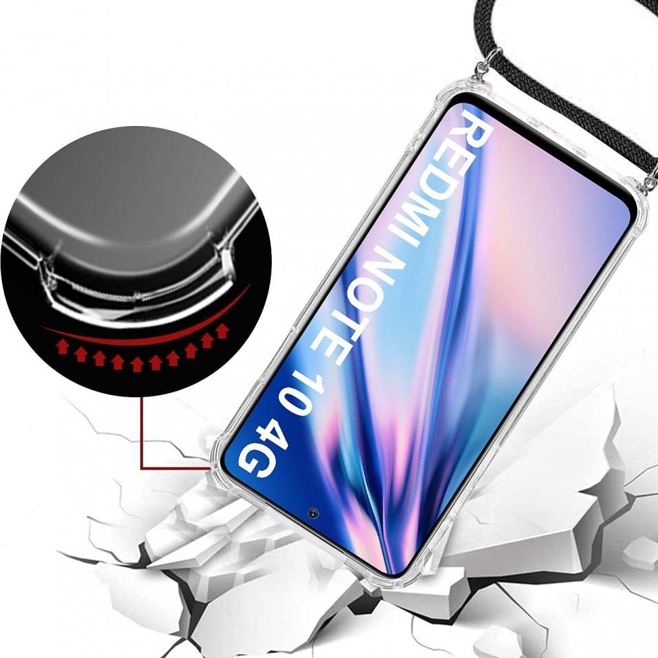 Thumbnail - Screenguard Xiaomi Redmi Note 10 4G Loopster Necklace Hülle, Handykette, Transparent