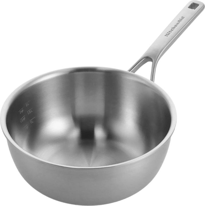 KitchenAid Chefs Pfanne Kasserolle (CC006025-001) (Saucepan, Stainless steel)