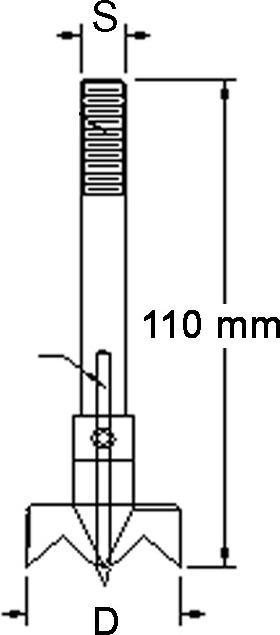 Produktbild Hws Astlochbohrer (24 mm)