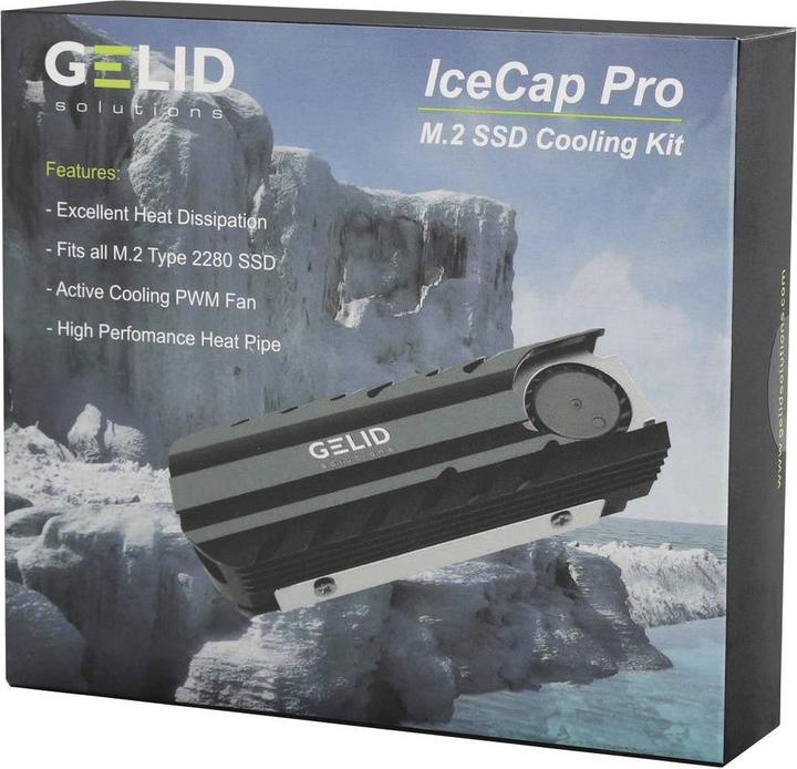 Productafbeelding Gelid HS-M2-SSD-22 IceCap Pro M.2 SSD harde schijf koeler