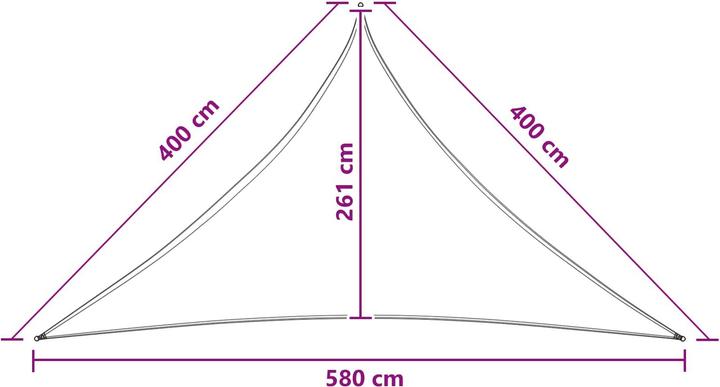 Produktbild vidaXL Sonnensegel (400 x 400 cm)