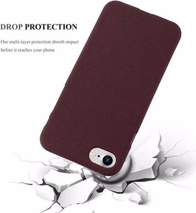 Actual product image Cadorabo TPU Frosted Cover (Apple iPhone 7, Apple iPhone SE (2nd Gen))