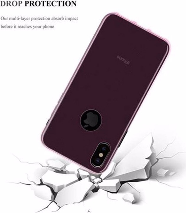 Actual product image Cadorabo TPU Ultra Slim AIR Cover (Apple iPhone X)