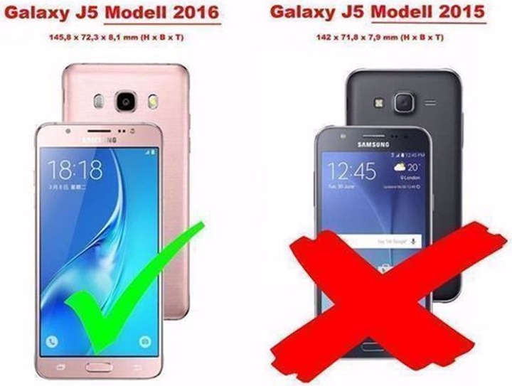 Produktbild Cadorabo TPU Frosted Cover (Samsung Galaxy J5 (2016))