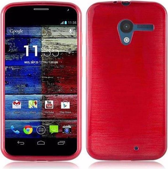 Actual product image Cadorabo TPU Brushed Cover (Motorola Moto X)