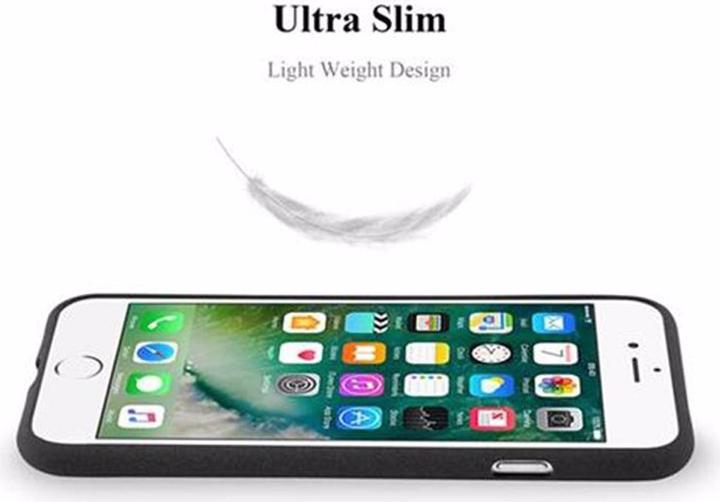 Actual product image Cadorabo TPU Frosted Cover (Apple iPhone 7, Apple iPhone 8, Apple iPhone SE (2nd Gen), Apple iPhone SE (3rd Gen))