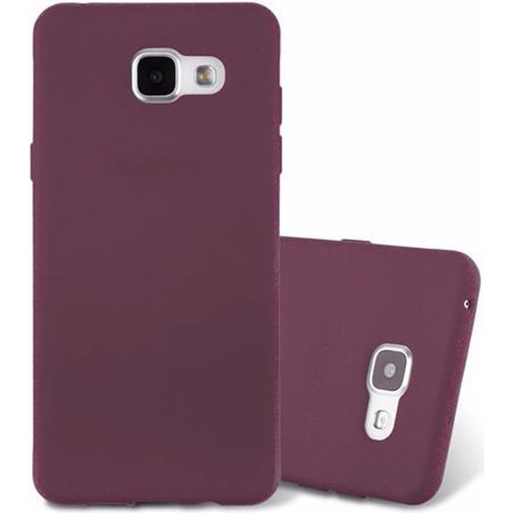 Cadorabo TPU Frosted Cover (Samsung Galaxy A3 (2016)), Smartphone Hülle, Violett