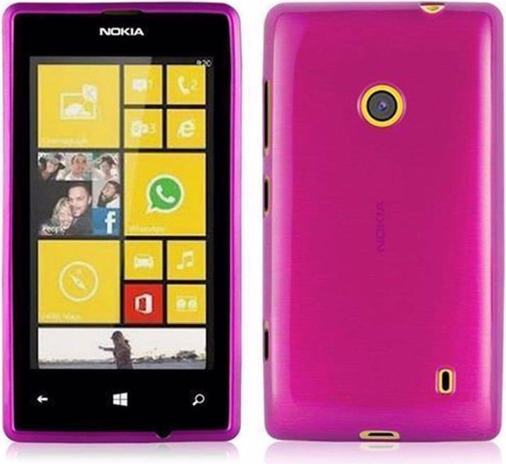 Produktbild Cadorabo TPU Brushed Cover (Nokia Lumia 525)