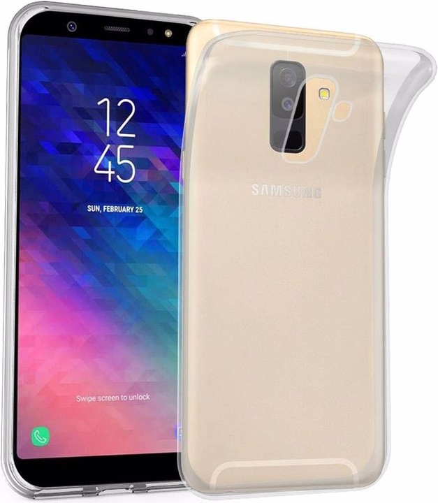 Actual product image Cadorabo TPU Ultra Slim AIR Cover (Samsung Galaxy A6+)