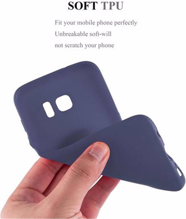 Actual product image Cadorabo TPU Frosted Cover (Samsung Galaxy S7 Edge)