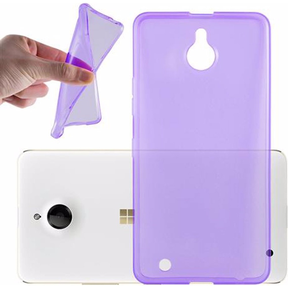 Cadorabo TPU Ultra Slim AIR Cover (Nokia Lumia 850), Smartphone Hülle, Violett