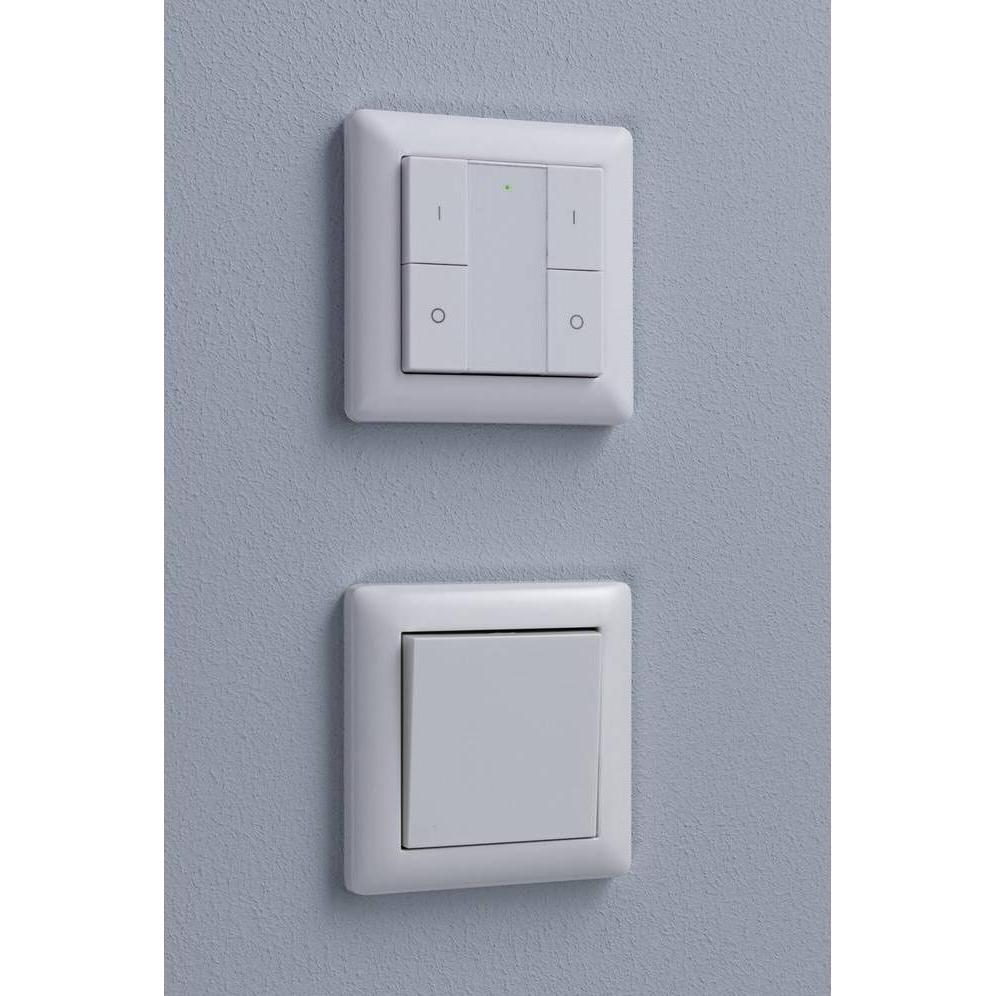 Paulmann, Lichtschalter + Storenschalter, Wandschalter Smart Home Zigbee On/Off/Dimm