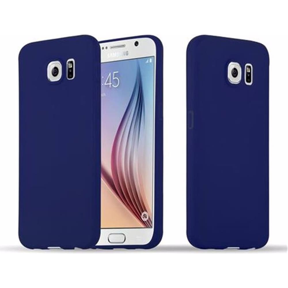 Cadorabo TPU Candy Cover (Samsung Galaxy S6), Smartphone Hülle, Blau