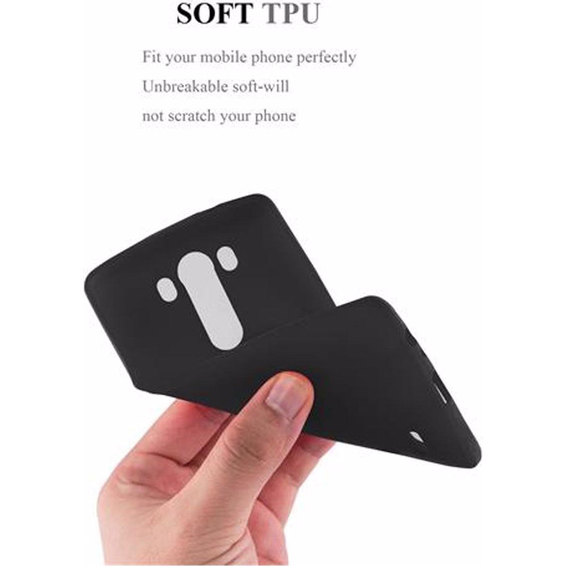 Thumbnail - Cadorabo TPU Frosted Cover (LG G3), Smartphone Hülle, Schwarz