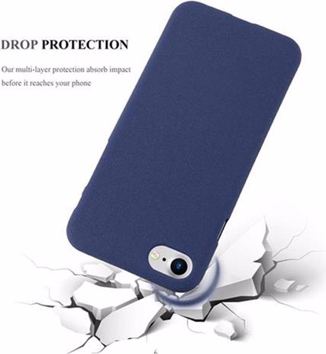 Produktbild Cadorabo TPU Frosted Cover (Apple iPhone SE (2nd Gen), Apple iPhone 7)