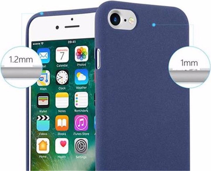 Produktbild Cadorabo TPU Frosted Cover (Apple iPhone SE (2nd Gen), Apple iPhone 7)