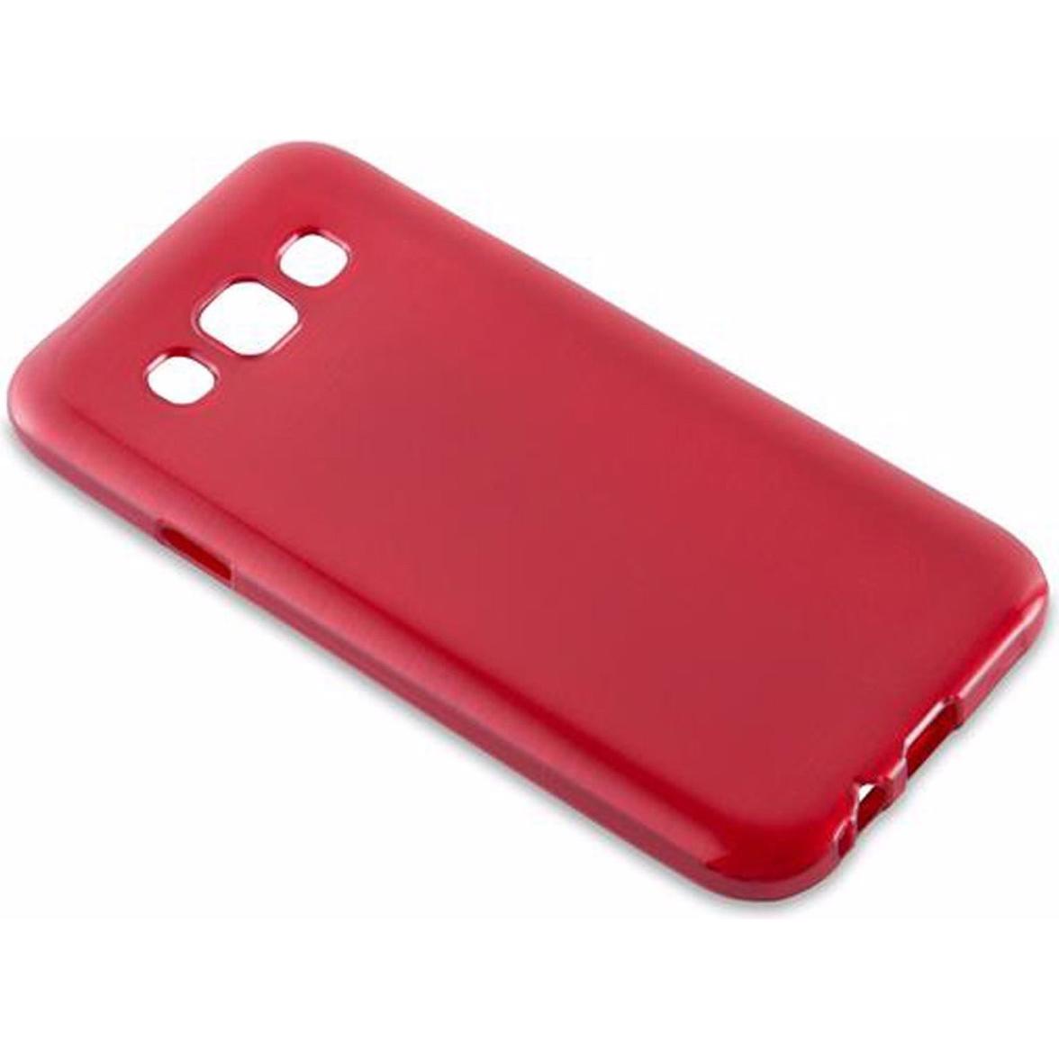 Thumbnail - Cadorabo TPU Brushed Cover (Samsung Galaxy E5), Smartphone Hülle, Rot