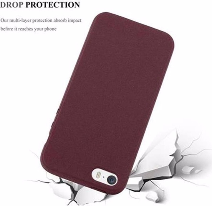 Produktbild Cadorabo TPU Frosted Cover (Apple iPhone 5)