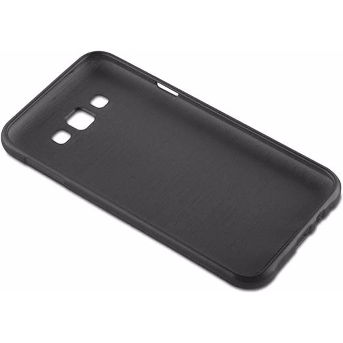 Thumbnail - Cadorabo TPU Brushed Cover (Samsung Galaxy E7), Smartphone Hülle, Schwarz