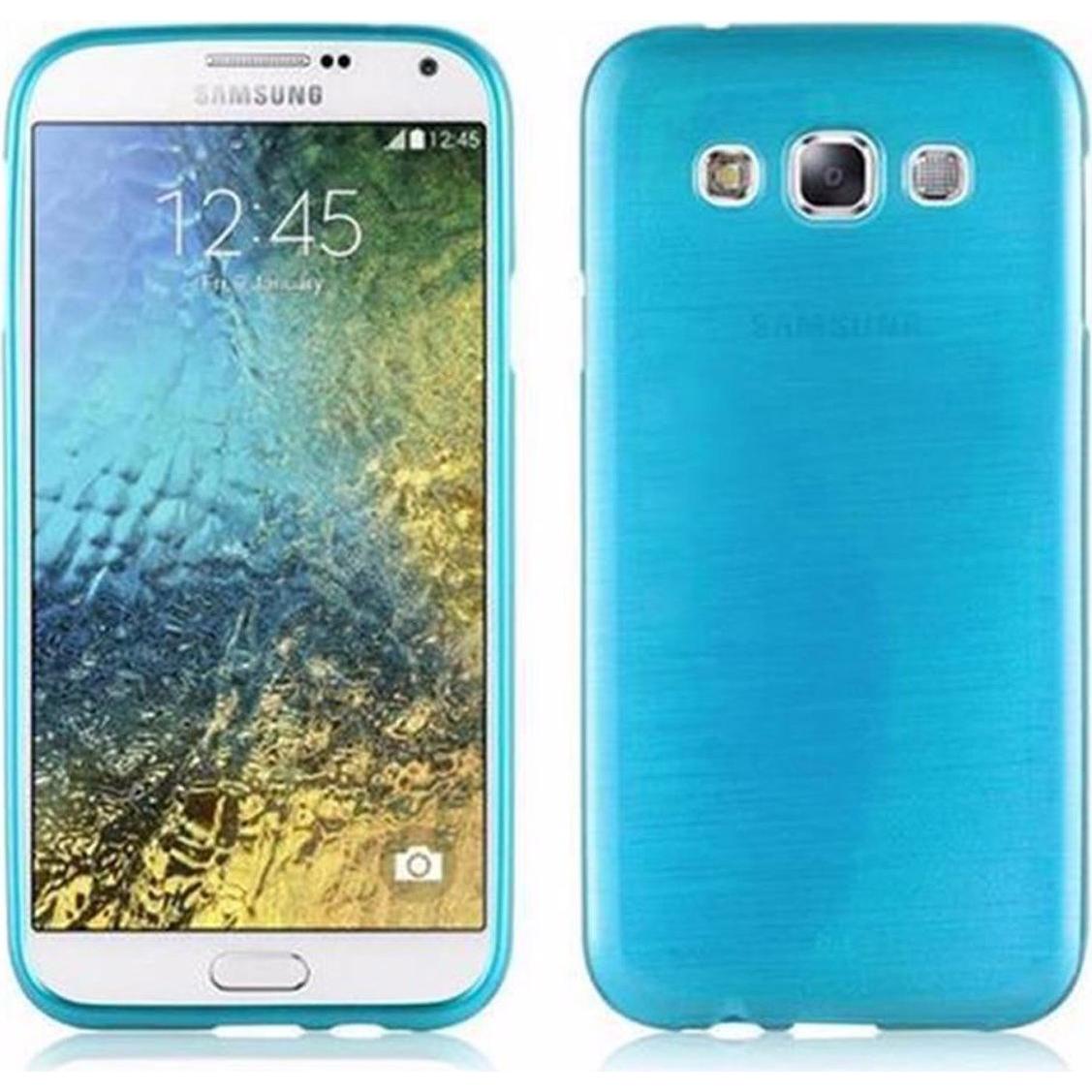 Thumbnail - Cadorabo TPU Brushed Cover (Samsung Galaxy E5), Smartphone Hülle, Türkis