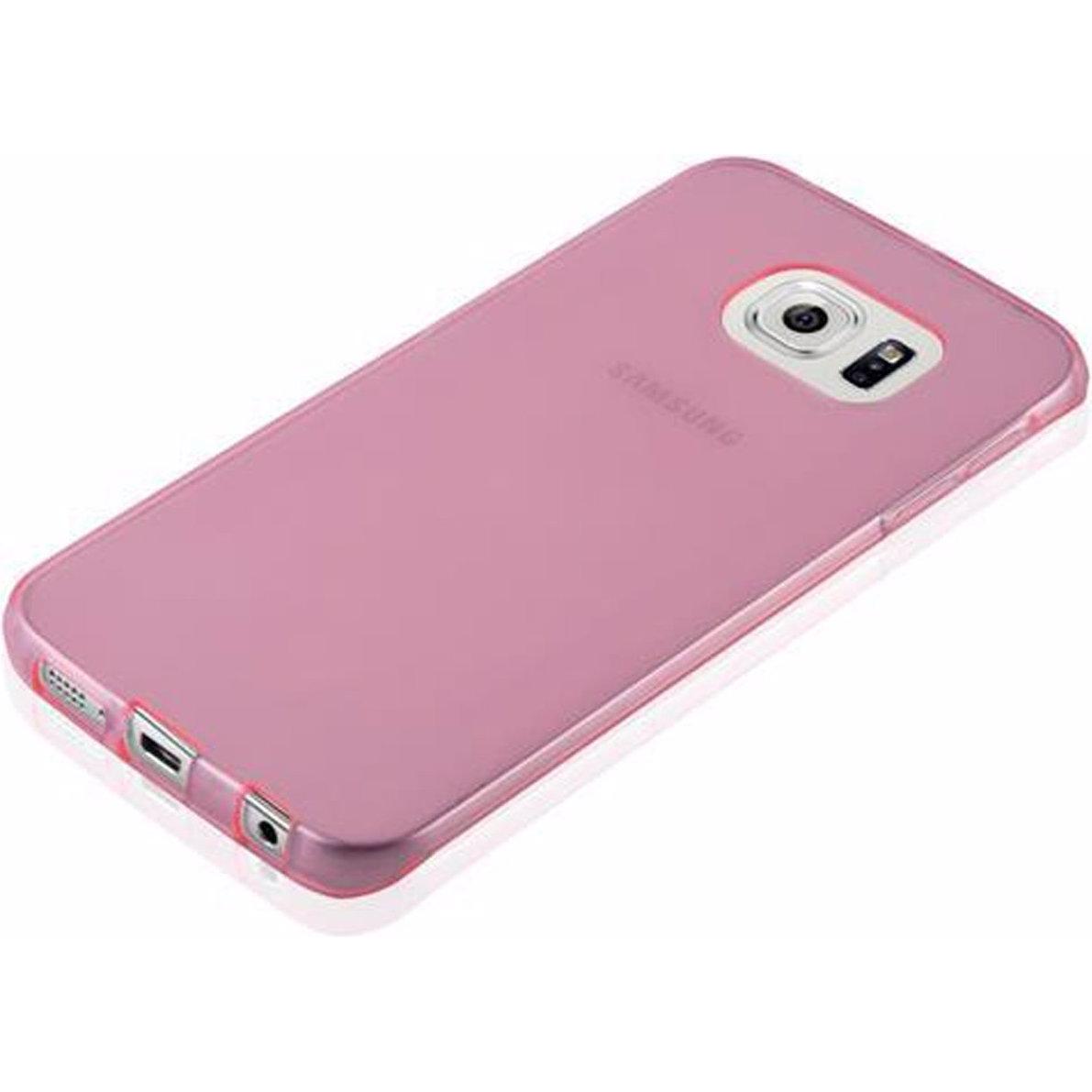 Thumbnail - Cadorabo TPU Ultra Slim AIR Cover (Samsung Galaxy S6 Edge), Smartphone Hülle, Pink