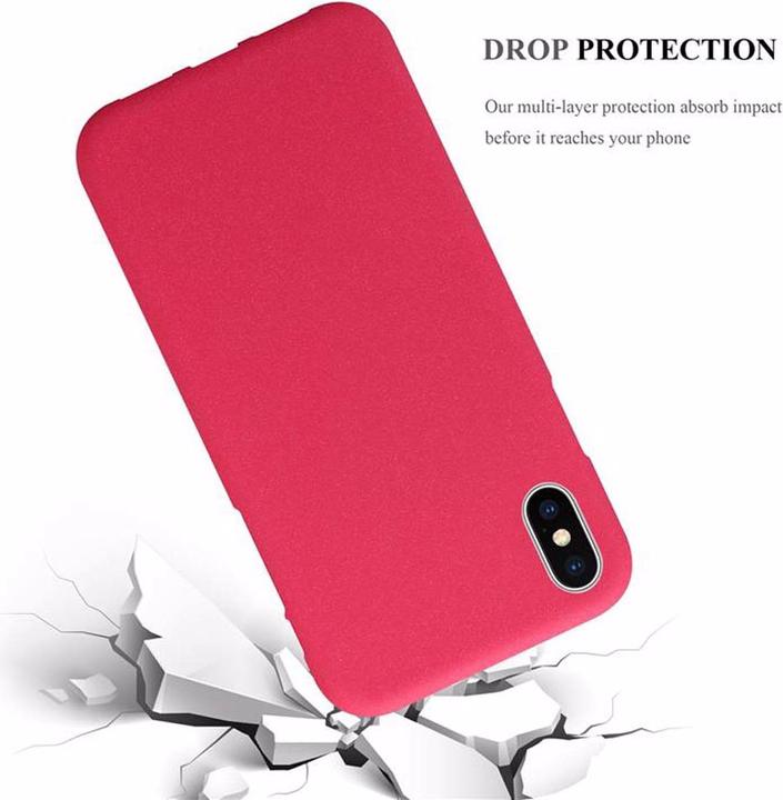 Actual product image Cadorabo TPU Frosted Cover (Apple iPhone XS Max)