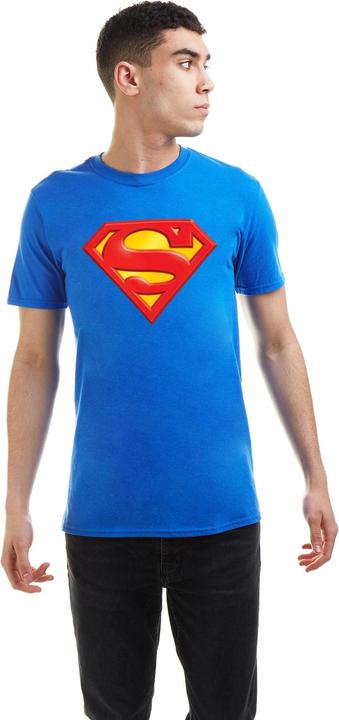 Produktbild Superman TShirt mit geprägtem Logo (M)