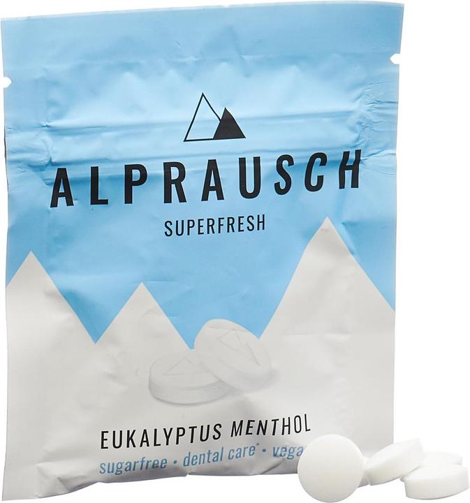 Produktbild Alprausch Pastillen Extra-Frisch Eucalyptus-Menthol ohne Zucker Btl 22 g (1 Stk., 22 g)