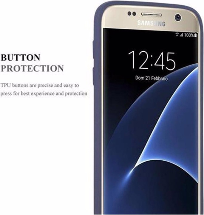 Produktbild Cadorabo TPU Frosted Cover (Samsung Galaxy S7)