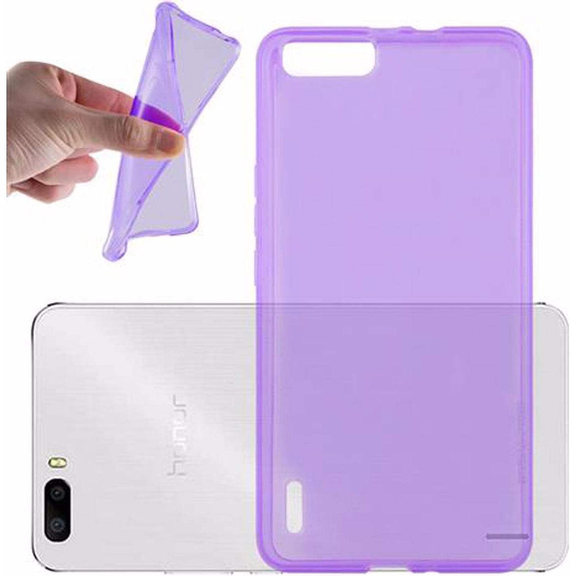 Cadorabo TPU Ultra Slim AIR Cover (Honor 6 Plus), Smartphone Hülle, Violett