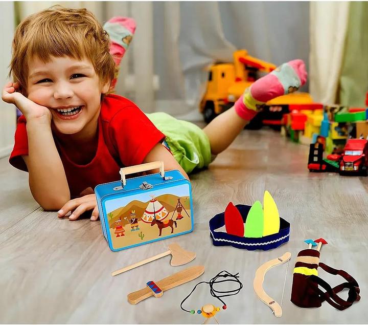 Produktbild small foot Kinderkoffer Indianerset