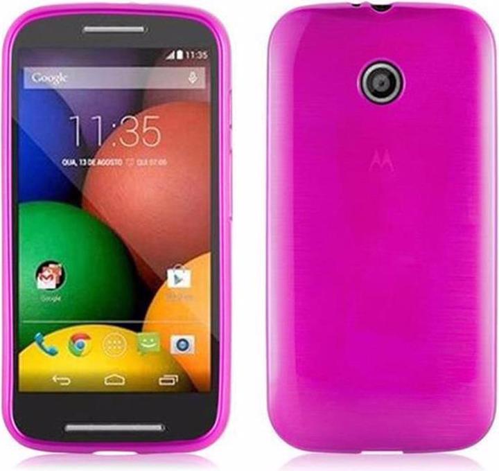 Actual product image Cadorabo TPU Brushed Cover (Motorola Moto E)