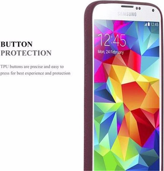 Actual product image Cadorabo TPU Frosted Cover (Samsung Galaxy S5)