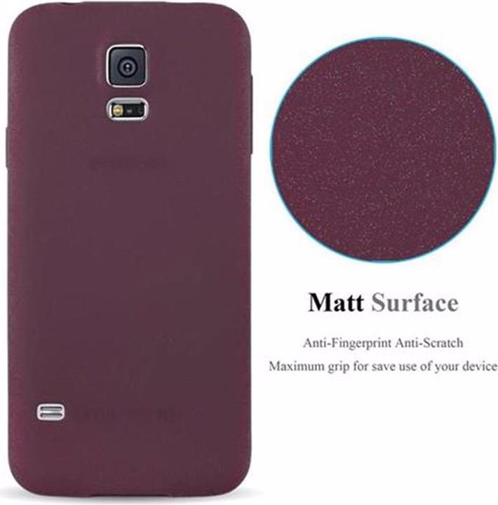 Actual product image Cadorabo TPU Frosted Cover (Samsung Galaxy S5)