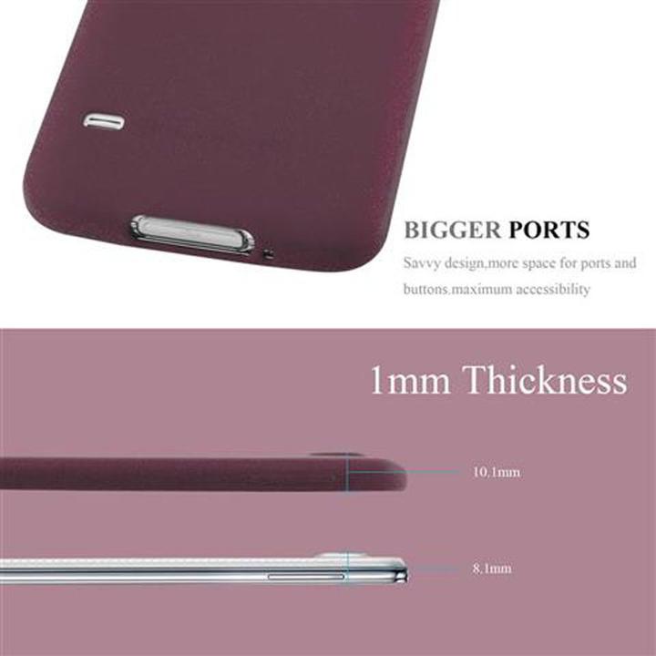 Actual product image Cadorabo TPU Frosted Cover (Samsung Galaxy S5)