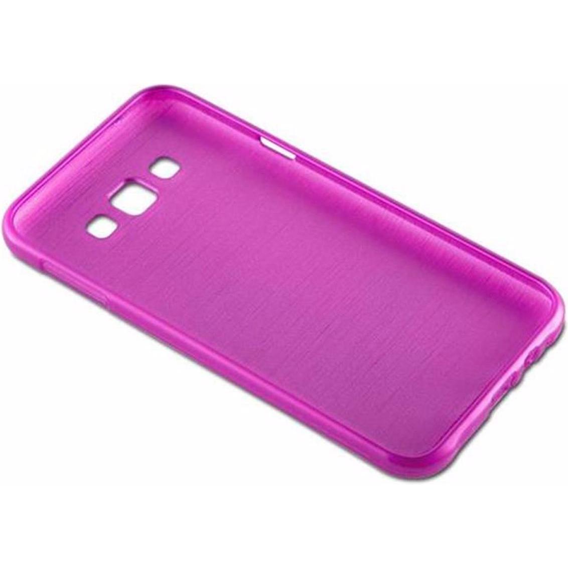 Thumbnail - Cadorabo TPU Brushed Cover (Samsung Galaxy E7), Smartphone Hülle, Rosa