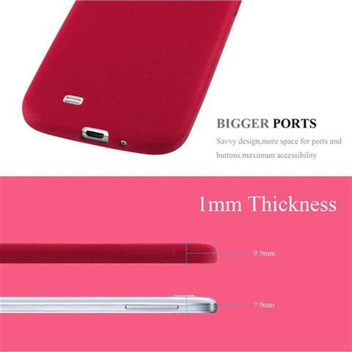 Actual product image Cadorabo TPU Frosted Cover (Samsung Galaxy S4)